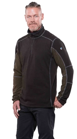 Revel 1/4 Zip - Men's 10 Revel 1/4 Zip - Men's -Outdoor Clothing Shop 1010960040 Kuhl RevelQZ CharcoalOlive