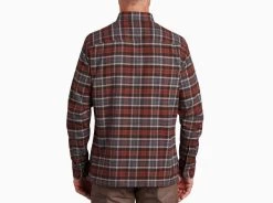 Dillingr Flannel - Men's -Outdoor Clothing Shop 1010980427 Kuhl DillingrFlannel Redwood Mens Rear