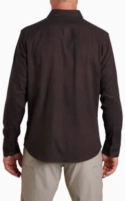 Descendr Flannel Long-Sleeve - Men's 6 Descendr Flannel Long-Sleeve - Men's -Outdoor Clothing Shop 1026480047 Kuhl DescendrFlannelLS BlackCoffee Mens Back 1