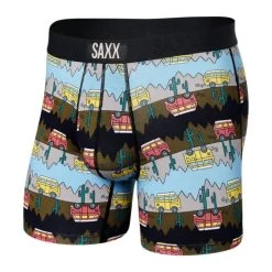 Saxx Vibe Boxer Brief - Men's -Outdoor Clothing Shop 1030580992 Saxx VibeBoxerBrief OfflineMulti Mens Front