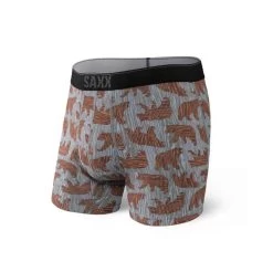 Saxx Quest Boxer Brief With Fly - Men's -Outdoor Clothing Shop 1030610104 Saxx QuestBoxerBriefFly GreyGrizzlyGrain