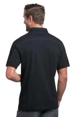 Wayfarer Short Sleeve - Men's -Outdoor Clothing Shop 1035938804 Kuhl WayfarerBack Raven Rear