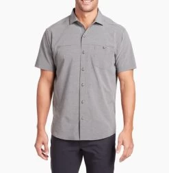 Optimizr Short-Sleeve - Men's 9 Optimizr Short-Sleeve - Men's -Outdoor Clothing Shop 1035964424 Kuhl OptimizrSS AnchorGray Mens Front