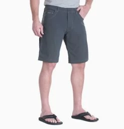Radikl Short 10" - Men's -Outdoor Clothing Shop 1035964488 Kuhl RadiklShort10inInseam Carbon Mens Front
