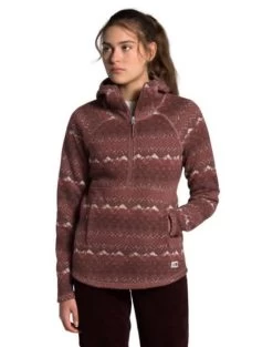 The North Face Printed Crescent Hooded Pullover - Women's