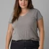 Prana Foundation Short-Sleeve V-Neck Top Plus - Women's