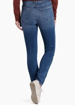 Kontour Flex Denim Skinny 9" - Women's -Outdoor Clothing Shop 1035971501 Kuhl 9inKontourFlexDenimSkinny VintageBlue Wmns Rear