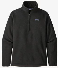 Patagonia Better Sweater 1/4 Zip - Women's 8 Patagonia Better Sweater 1/4 Zip - Women's -Outdoor Clothing Shop 1035975831 Patagonia BetterSweaterQuarterZip Black Womens Front