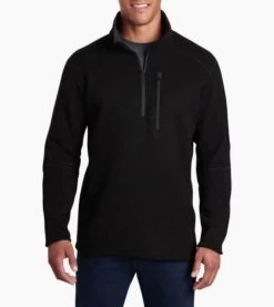 Interceptr 1/4 Zip - Men's 5 Interceptr 1/4 Zip - Men's -Outdoor Clothing Shop 1035980281 Interceptr Zip Black M Front