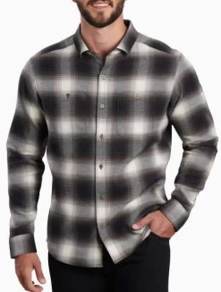 Law Flannel - Men's 8 Law Flannel - Men's -Outdoor Clothing Shop 1035980550 Kuhl TheLawFlannel ForgedIron M Front 1
