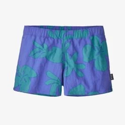 Patagonia Barely Baggies Shorts 2 1/2" - Women's 9 Patagonia Barely Baggies Shorts 2 1/2" - Women's -Outdoor Clothing Shop 1035983384 Patagonia BarelyBaggiesShorts KalaniBigFloatBlue Front