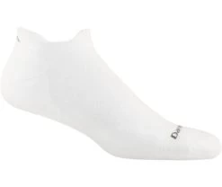 Darn Tough Run Coolmax No Show Tab Ultra-Lightweight With Cushion - Men's 5 Darn Tough Run Coolmax No Show Tab Ultra-Lightweight With Cushion - Men's -Outdoor Clothing Shop 1035986059 DarnTough RunCoolmaxNoShowTabUltralightWithCushion White Mens Front