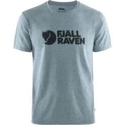FJÄLLRÄVEN Fjällräven Logo T-Shirt - Men's 6 FJÄLLRÄVEN Fjällräven Logo T-Shirt - Men's -Outdoor Clothing Shop 1035986681 Fjallraven FjallravenLogoTshirt UncleBlueMelange Front
