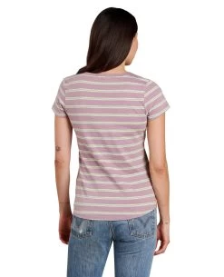 Marley II Short-Sleeve Tee - Women's 7 Marley II Short-Sleeve Tee - Women's -Outdoor Clothing Shop 1035988727 ToadAndCo MarleyIISSTee FadedLilac90sStripe Wmns Rear