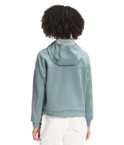 The North Face Canyonlands Pull Over Crop - Women's -Outdoor Clothing Shop 1035990471 TheNorthFace CanyonlandsPullOverCrop BetaBlueHeather Wmns Rear