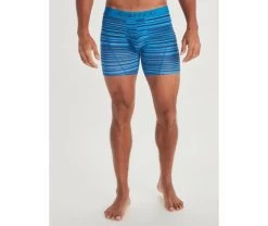 Give-N-Go Sport 2.0 Boxer Brief 6" - Men's 16 Give-N-Go Sport 2.0 Boxer Brief 6" - Men's -Outdoor Clothing Shop 1035991069 Exofficio GNGSport2BoxerBrief6 SkydiverMarkerStripeSkydiver Mens Front