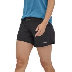 Patagonia Nine Trails Shorts 6" - Women's -Outdoor Clothing Shop 1035992050 Patagonia NineTrailsShorts6Inch Black Wmns Front