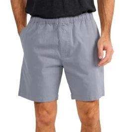 Stretch Canvas Short 7" -Men's -Outdoor Clothing Shop 1035992864 Freefly StretchCanvasShort7Inch Slate Mens Front