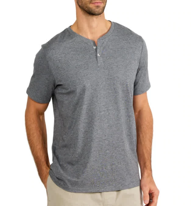 Bamboo Heritage Short-Sleeve Henley - Men's 1 Bamboo Heritage Short-Sleeve Henley - Men's