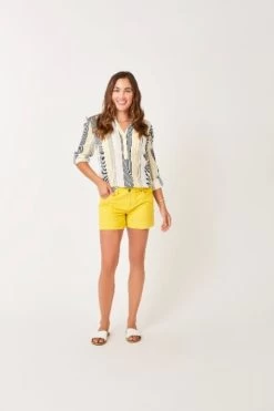 Oahu Short - Women's 9 Oahu Short - Women's -Outdoor Clothing Shop 1035993661 Carve OahuShort Yellow Wmns Front