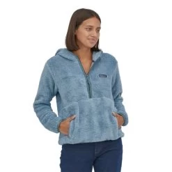 Patagonia Los Gatos Hooded Pull Over - Women's -Outdoor Clothing Shop 1035995698 Patagonia LosGatosHoodedPullOver LightPlumeGrey Wmns Front