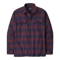Patagonia Long Sleeve Organic Cotton Midweight Fjord Flannel - Men's 5 Patagonia Long Sleeve Organic Cotton Midweight Fjord Flannel - Men's -Outdoor Clothing Shop 1035995986 Patagonia LSOrganicCottonMidweightFjordFlannelShirt ConnectedLinesSequoiaRed Mens Front