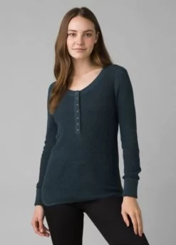 Prana Milani Henley - Women's 7 Prana Milani Henley - Women's -Outdoor Clothing Shop 1035997917 Prana MilaniHenley DarkSky Wmns Front