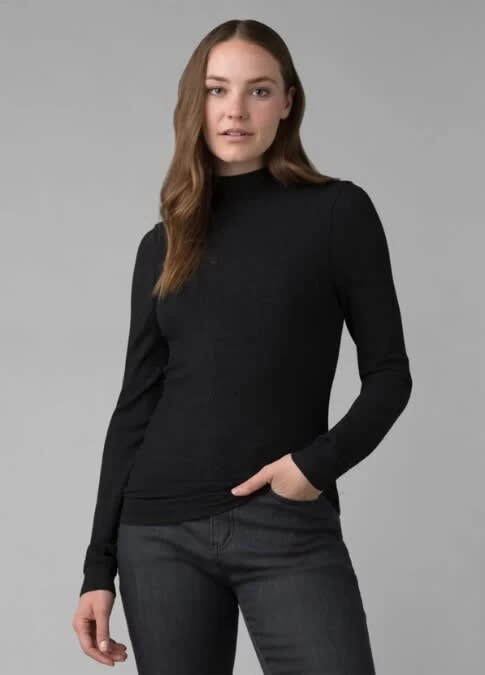 Prana Foundation Rib Mock Neck - Women's 1 Prana Foundation Rib Mock Neck - Women's