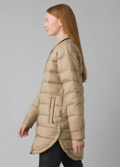 Prana Globe Thistle Shirt Jacket - Women's -Outdoor Clothing Shop 1035998000 Prana GlobeThistleShirtJacket Sandbar Wmns Side