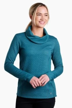 Athena Pullover - Women's -Outdoor Clothing Shop 1035998698 Kuhl AthenaPullover Veridian Wmns Front