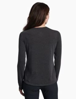 Konstance Long Sleeve - Women's -Outdoor Clothing Shop 1035998742 Kuhl KonstanceLongSleeve Black Wmns Rear