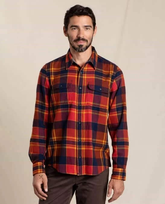 Indigo Flannel Long-Sleeve Shirt - Men's 1 Indigo Flannel Long-Sleeve Shirt - Men's