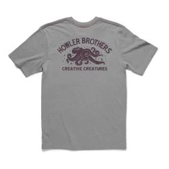 Select Pocket T - Men's 18 Select Pocket T - Men's -Outdoor Clothing Shop 1035999915 HowlerBros SelectPocketT CreativeCreaturesOctopusGreyHeather Mens Front