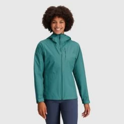 Outdoor Research Aspire II Jacket - Women's 5 Outdoor Research Aspire II Jacket - Women's -Outdoor Clothing Shop 1036004427 OutdoorResearch AspireIIJacket Topical Wmns Front