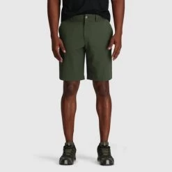 Outdoor Research Ferrosi 10" Shorts - Men's -Outdoor Clothing Shop 1036004920 OutdoorResearch Ferrosi10InchShorts Verde Mens Front