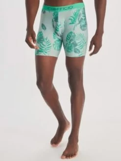 Give-N-Go Sport 2.0 Boxer Brief 6" - Men's 20 Give-N-Go Sport 2.0 Boxer Brief 6" - Men's -Outdoor Clothing Shop 1036005189 Exofficio GNGSport2point0BoxerBrief6Inch HollyGreenRoyalPalm Mens Front