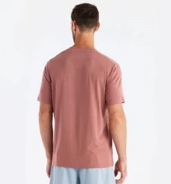 Bamboo Motion Tee - Men's 11 Bamboo Motion Tee - Men's -Outdoor Clothing Shop 1036005498 Freefly BambooMotionTee Redwood Mens Rear