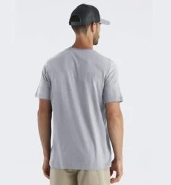 Bamboo Heritage Pocket Tee - Men's 5 Bamboo Heritage Pocket Tee - Men's -Outdoor Clothing Shop 1036005508 Freefly BambooHeritagePocketTee LightHeatherGrey Mens Rear