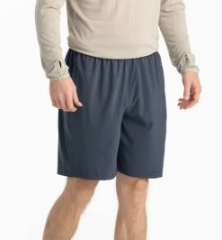 Breeze Short 8" - Men's -Outdoor Clothing Shop 1036005526 Freefly BreezeShort8Inch BlueDuskII Mens Front