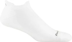 Darn Tough Run No Show Tab Ultra-Lightweight With Cushion - Men's 8 Darn Tough Run No Show Tab Ultra-Lightweight With Cushion - Men's -Outdoor Clothing Shop 1036005741 DarnTough RunNoShowTabULWithCushioin White Mens Front