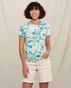Primo Short-Sleeve Crew - Women's 5 Primo Short-Sleeve Crew - Women's -Outdoor Clothing Shop 1036006489 ToadandCo PrimoSSCrew SilverPineTieDye Wmns Front