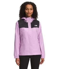 The North Face Antora Jacket - Women's -Outdoor Clothing Shop 1036007051 TheNorthFace AntoraJacket TNFBlackLupine Wmns Front