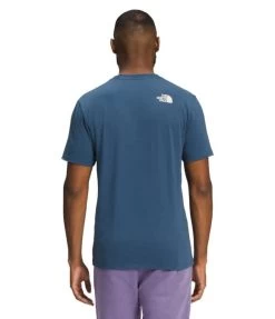 The North Face Short-Sleeve Places We Love Tee - Men's -Outdoor Clothing Shop 1036007438 TheNorthFace SSPlacesWeLoveTee ShadyBlue Mens Rear