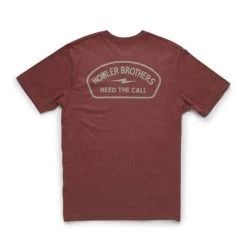 Select Pocket T - Men's 23 Select Pocket T - Men's -Outdoor Clothing Shop 1036007801 HowlerBros SelectPocketT LightningBadgeBurgundy Mens Front