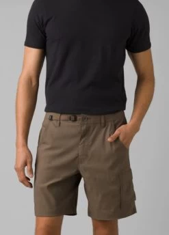 Prana Stretch Zion Short II - Men's -Outdoor Clothing Shop 1036009497 Prana StretchZionShortII10Inch Mud Mens Front