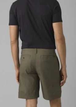 Prana Alameda Short 9" - Men's -Outdoor Clothing Shop 1036009625 Prana AlamedaShort9Inch SlateGreen Mens Rear