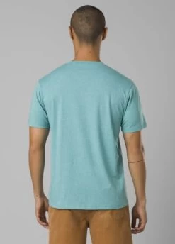 PrAna V-Neck T-Shirt - Men's 5 PrAna V-Neck T-Shirt - Men's -Outdoor Clothing Shop 1036009642 Prana PranaVNeckTShirt AquaHeather Mens Rear