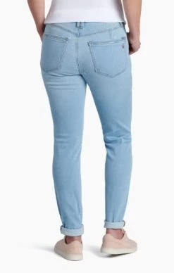Kontour Flex Denim Skinny 9" - Women's -Outdoor Clothing Shop 1036010657 Kuhl KontourFlexDenimSkinny9Inch Washout Wmns Rear