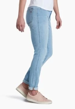 Kontour Flex Denim Skinny 9" - Women's -Outdoor Clothing Shop 1036010657 Kuhl KontourFlexDenimSkinny9Inch Washout Wmns Side