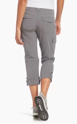 Freeflex Roll-Up Pant - Women's -Outdoor Clothing Shop 1036010690 Kuhl FreeflexRollUpPant Flint Wmns Rear